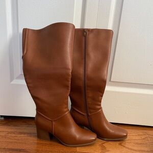 BareTraps Tan Knee-High Boots